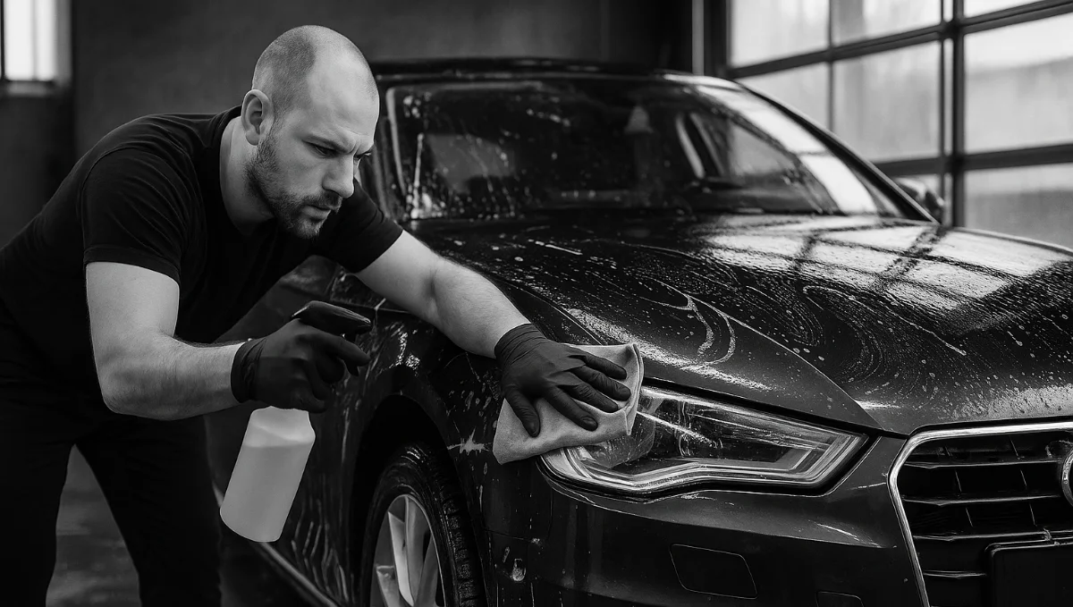 Professional valeting services background